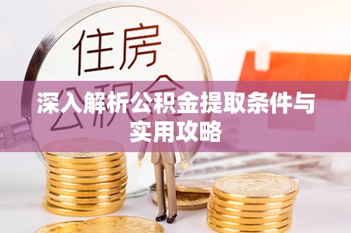 昭苏深入解析公积金提取条件与实用攻略