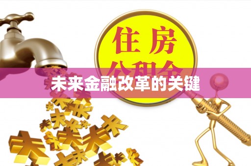昭苏未来金融改革的关键